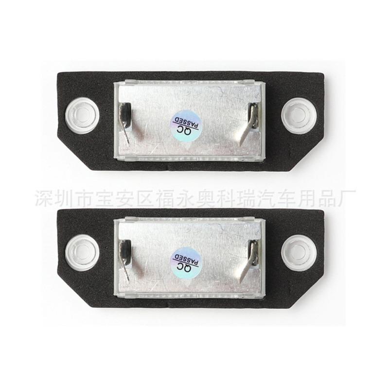 LED License Plate Light Compatible with Ford Focus CMAX MK2 2003 2008 High Quality Car Accessories tallation Kit Easy DIY Fit