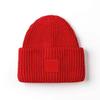 Classic Smiley Face Wool Knit Hat - Thickened, Unisex, European & American Style