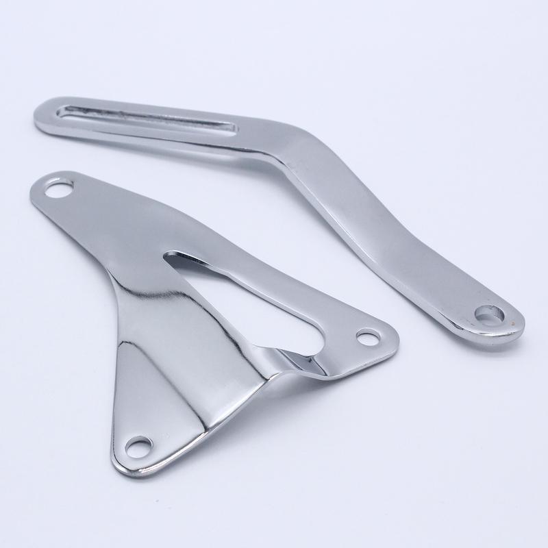 Silver Steel Alternator Bracket Mounting Kit for Ford SB 260 289 302 347 1965 to 1973 Engine Repair