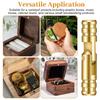 50pcs Small Metal Hinges 4x20mm Craft Hinges set Ideal for Concealed Applications in DIY Crafts & Wooden Box Projects