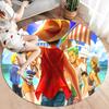Luffy D Round Area Rug Carpet Rug For Living Room Bedroom Sofa Playroom Decor Nonslip Floor Mat