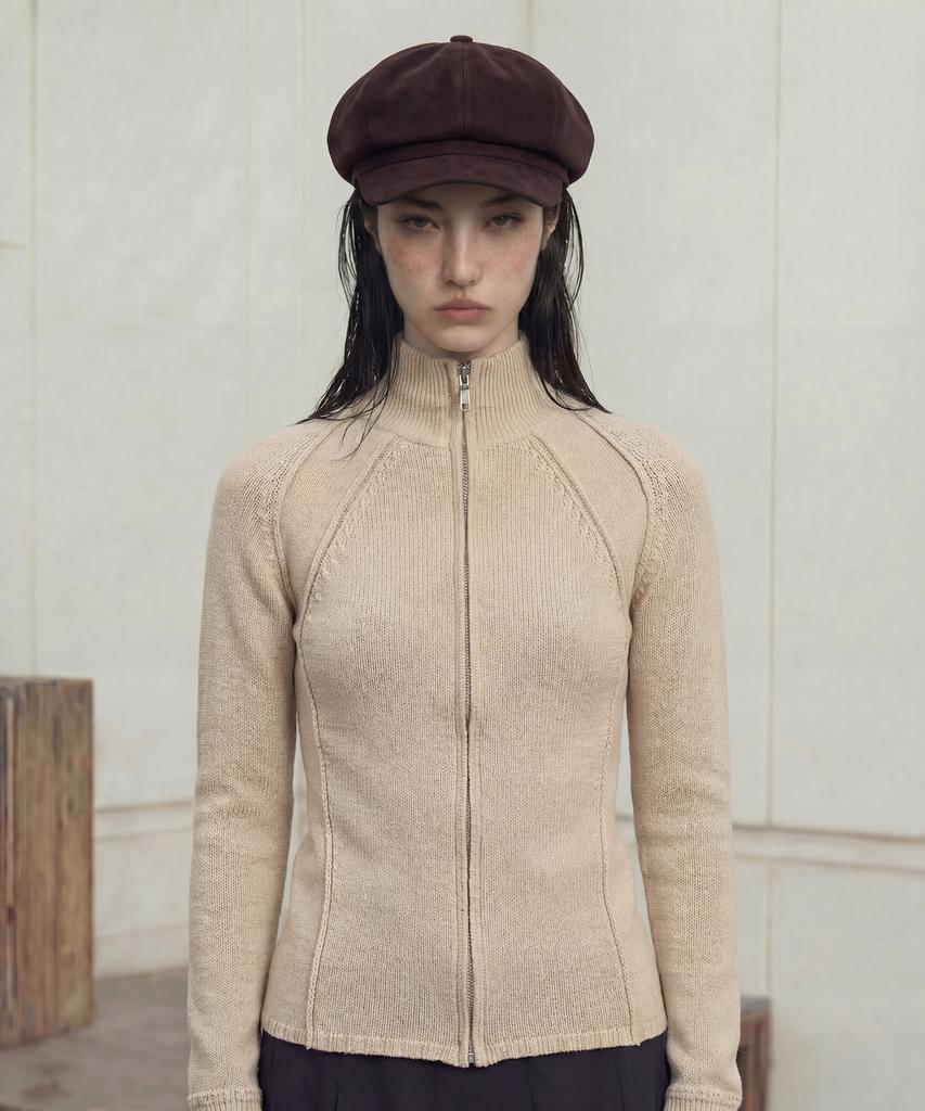 Eondeokeonteulolseutyudio Suede Hunting Cap Castro Beret / T Suede / D Wine
