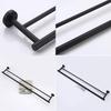 SUS 304 Stainless Steel Wall Mount Towel Holder Household Double Towel Rod Bathroom Rustproof Towel Rack