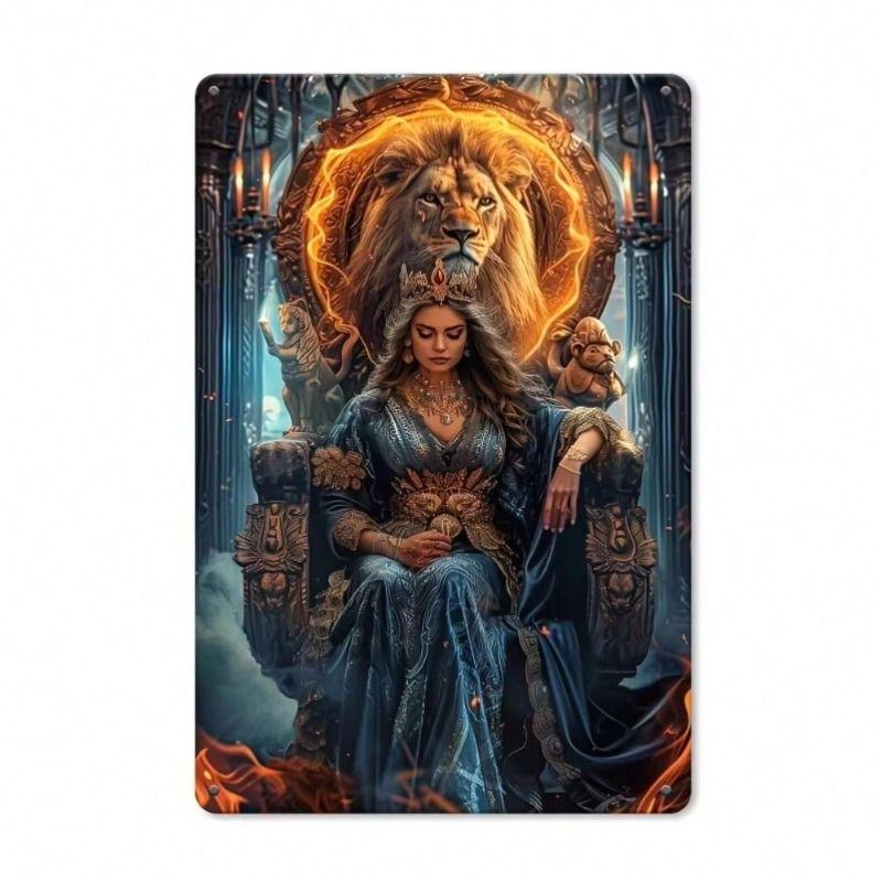 Retro Metal Wall Art Decor for Living Room 20x30cm