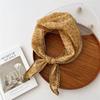 Thin Hair Scarf Headband Solid Color Sun Protective Scarf New Triangle Headscarf  Women