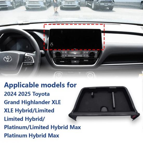 Dashboard Screem Organizer Storage Box For 2024-2025 Toyota Grand Highlander