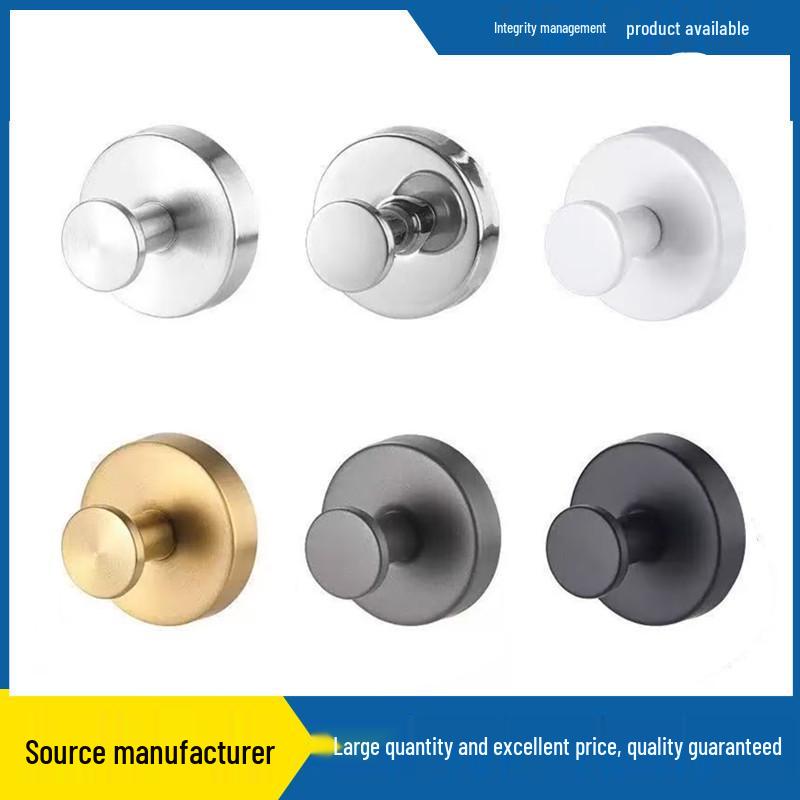 Stainless Steel Traceless Suction Cup Hook for Kitchen & Bathroom