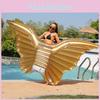 180*120*15cm Angel Wing Inflatable Water Float Butterfly Pool Raft