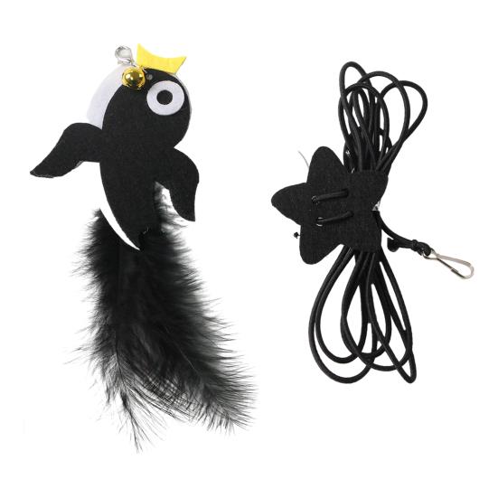 

Інтерактивна іграшка для котів, що гойдається, Еластична мотузка, Дражнилка для котів, Іграшка для самостійної гри котів з пір ям, Дзвіночком для домашніх котів, Для самостійної гри та мисливського інстинкту E