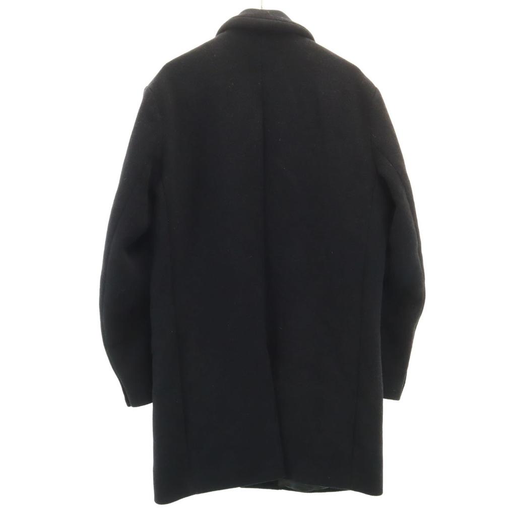 STUDIOUS Made In Japan Wool Blend Chester Coat 3 Black Men's Used