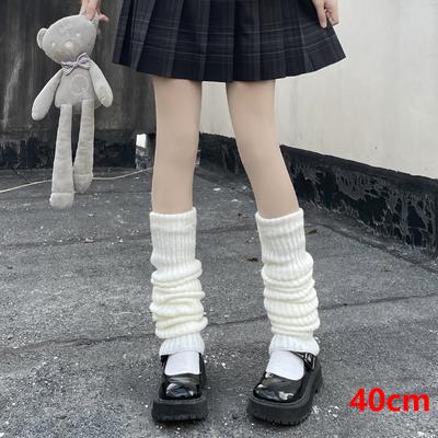 Y2K Women'S Leg Warmers Japanese Lolita Long Socks Wool Knitted Foot Cover Arm Warmer Autumn Winter Crochet Heap Sock Boot Cuffs