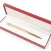 Great Cartier Ballpoint pen Trinity Twist Type gold mens Used