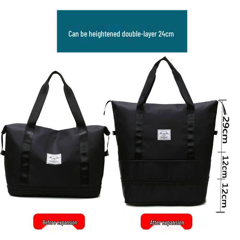 Dreilagige Duffle-Tasche für Wehen und Geburt mit Rädern - Handliche Reisetasche mit großem Fassungsvermögen für Frauen