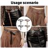 Adjustable Retro Carved Metal Decors Waist Belt Exquisites Handcrafts PU Leather Belt Waistband for Fashion Enthusiasts