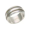 Used TIFFANY&Co. Ring Grooved Double Line EU#52.5 Silver925 8.8g Silver Classic