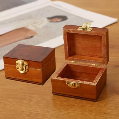 1:12 Mini Valigia Vintage in Legno per Casa delle Bambole Scatola Portaoggetti Modello Arredamento Casa delle Bambole Accessori per la Casa delle Bambole