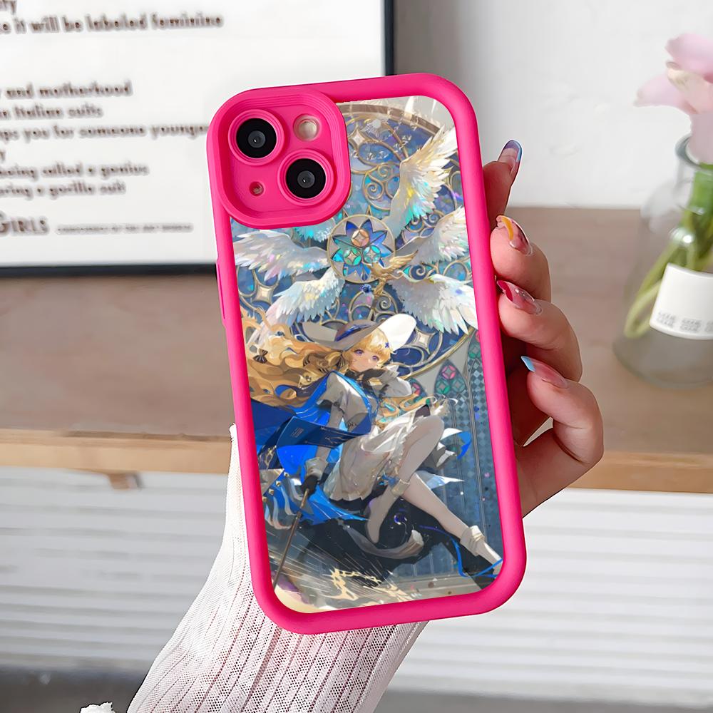 

Wuthering Waves Phoebe Phone Case for iPhone 17 16 15 14 13 12 11 Air Pro Max Plus Thicken TPU Colorful Cover Luxury Cellphones iPhone 12 Pro Max
