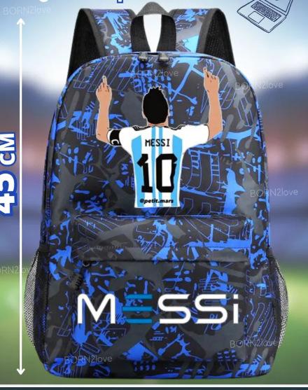 Youth Fashion Backpack Shoulder Bag Pencil Case Children'S Student School Bag 3-Piece Set