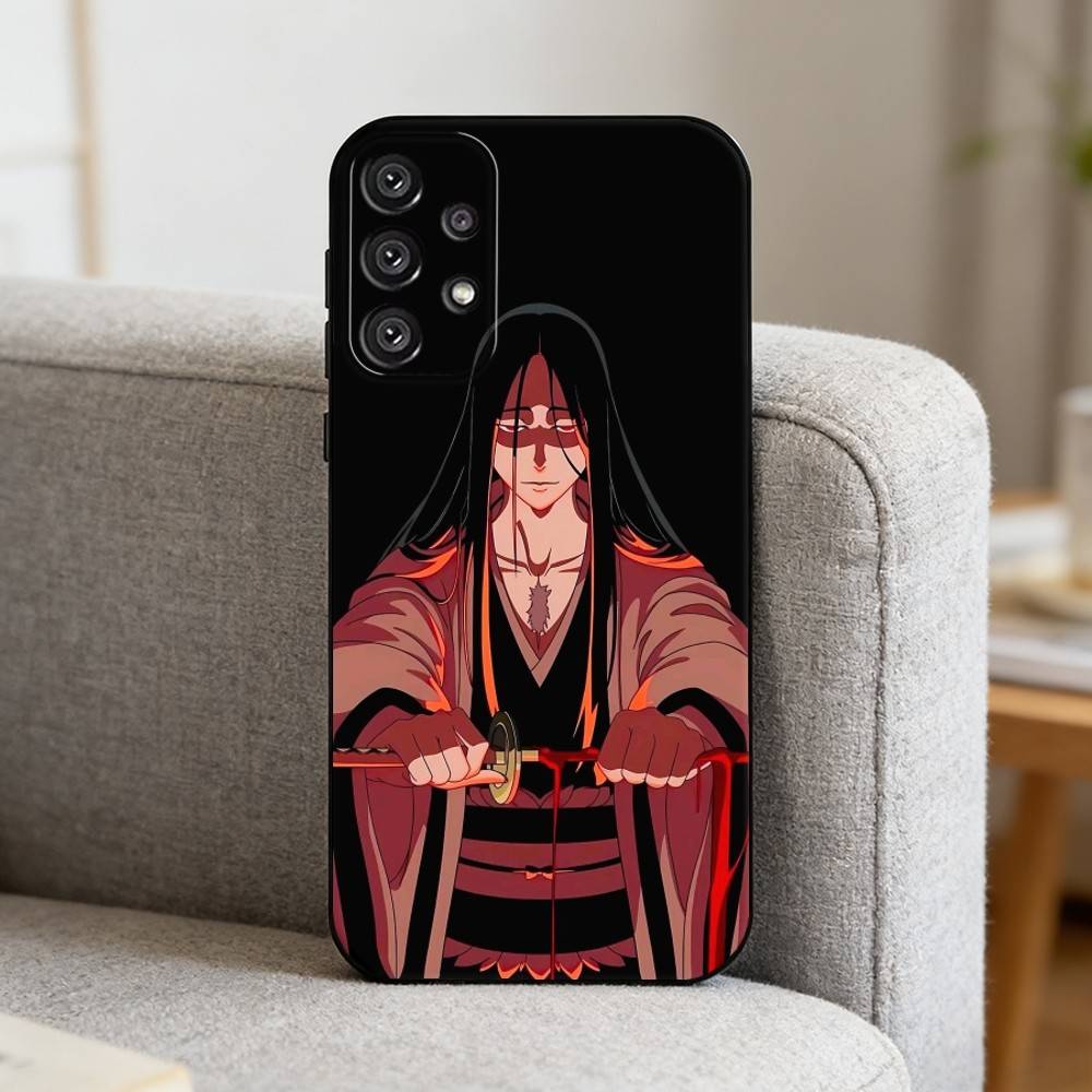 R-Retsu Unohana B-Bleachs Phone Case For Samsung S25,S24,S21,S22,S23,S30,Ultra,S20,Plus,Fe,Note,10,9,5G Black Cover Samsung S25ULTRA
