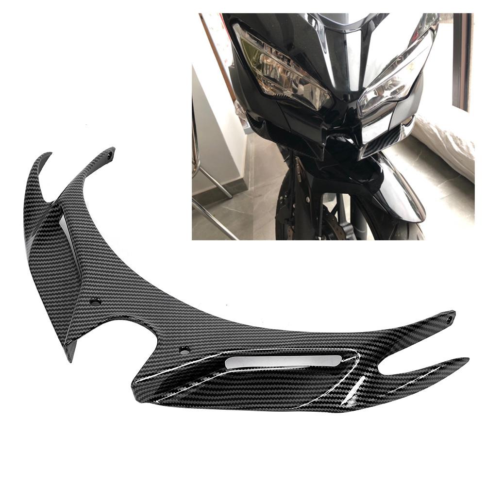 Carbon Fiber Style Front Fairing Aerodynamic Wing Cover Fits for 250 400 18‑20