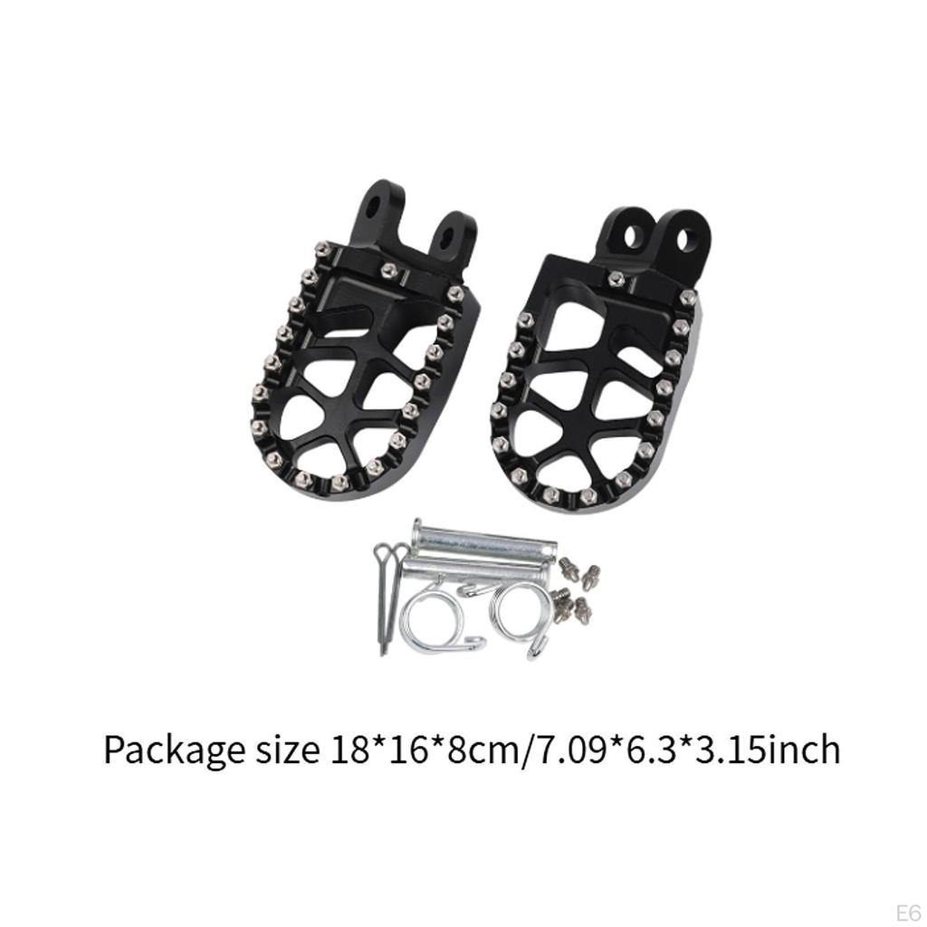 Foot Pegs for 600 XL600V Motorbike Accessories Aluminum Alloy Non-Slip Components