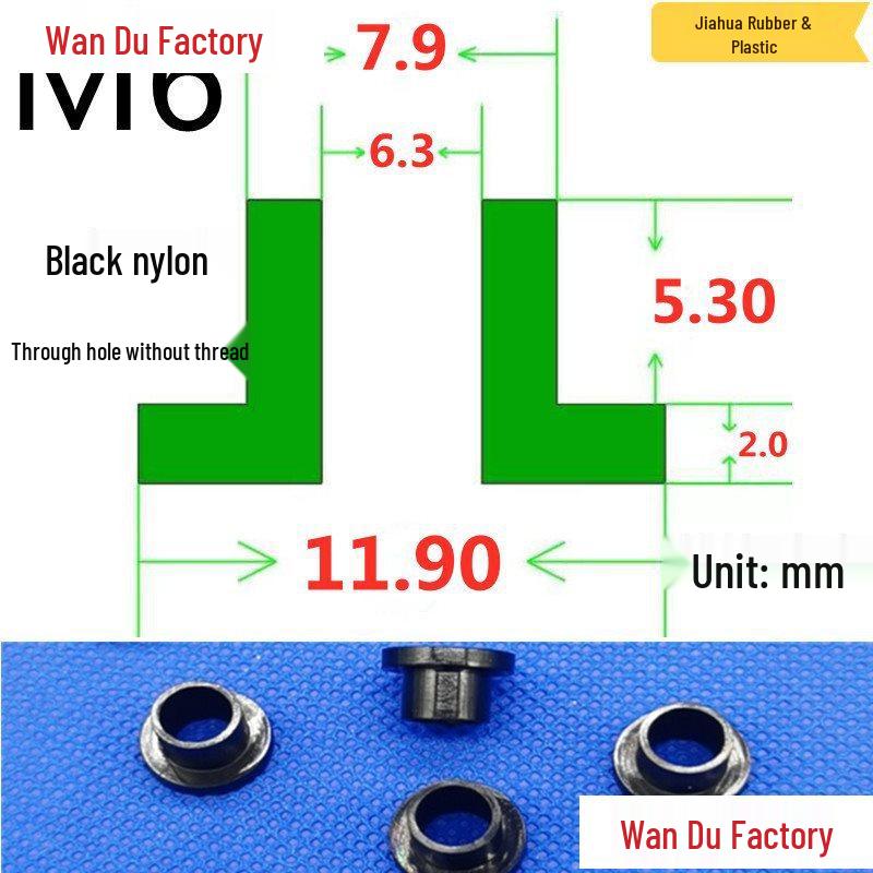 T-Shaped Nylon Insulating Bushing Spacer for M3-M35 Threads
