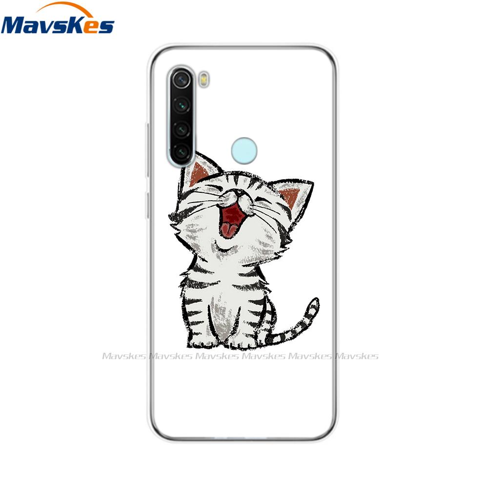Phone Case for Xiaomi Redmi Note 8T Case 6.3" Silicon Soft TPU Back Cover for Redmi Note 8 8T Note8 Pro Case Protect Shell Coque