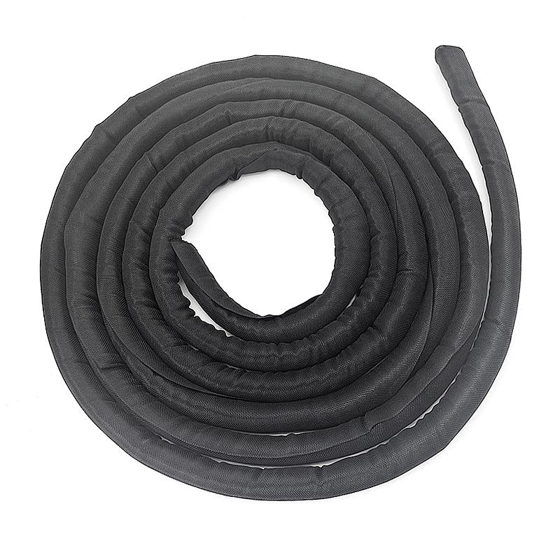 

Cable Sleeve Self Closing PET Braided Expandable Auto Line Management Overlaps Flexible Loom Split Pipe Tube Wire Wrap Protect 1M чорний