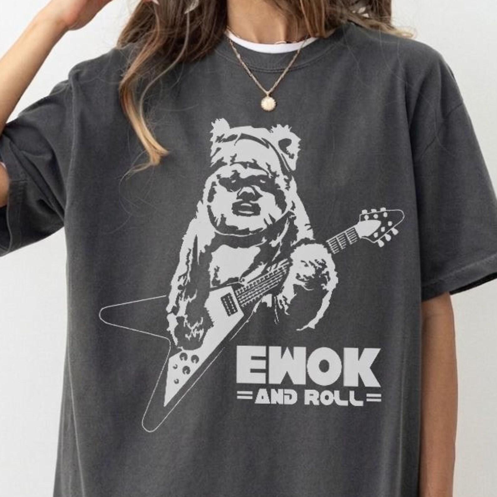 Vintage Ewok and Roll Shirt - Star Wars Music Tshirt,Ewok Tshirt,Rebel Alliance Shirt XL