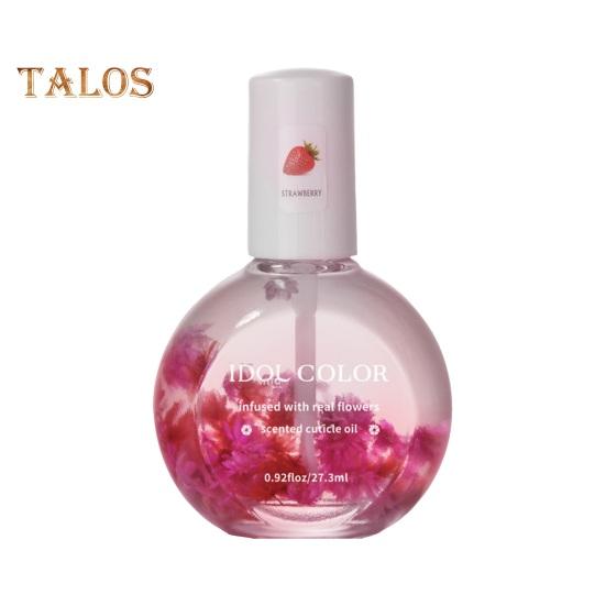 Nail Oil with Dried Flower Extracts Nourishing Moisturizing Treatment for Stronger Nails Floral Fragrance Gel Polish Nail Care Oil for Manicure