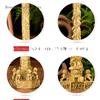 1PCS Brass Ornamental Column Column Decoration Chinese Loong Column Home and Office Decoration Handicraft Vintage Home Decor