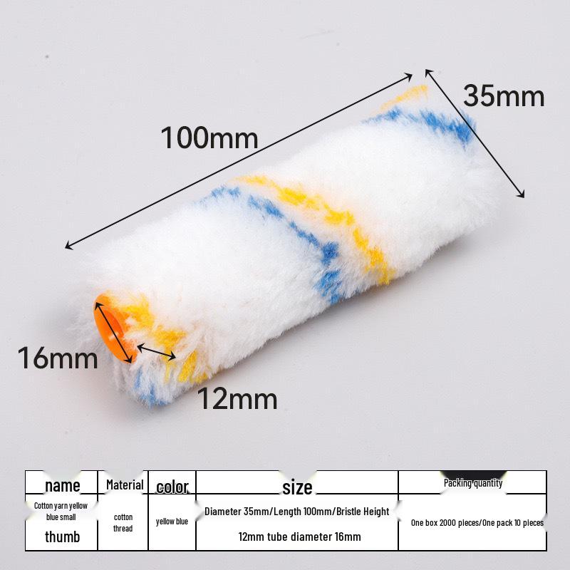 Little Finger 4-Inch & 9-Inch Latex Paint Roller Brush for Corners