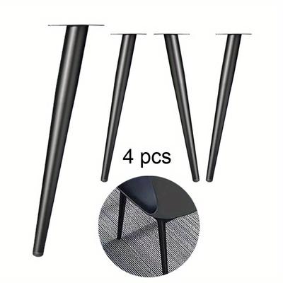 4 Stück Möbelbeine, Zubehör, Möbelbeine, Möbelbeine aus Metall, Ersatz für Sofa, Wohnzimmer, Schlafzimmer, Tisch, Schrank, TV-Ständerfüße