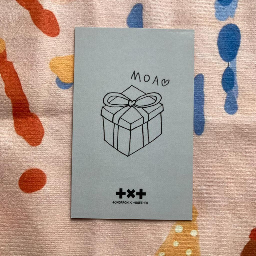 [USED] Korean TXT Hueningkai Gayo Daejeon SBS Limited Edition Sanok Trading Card