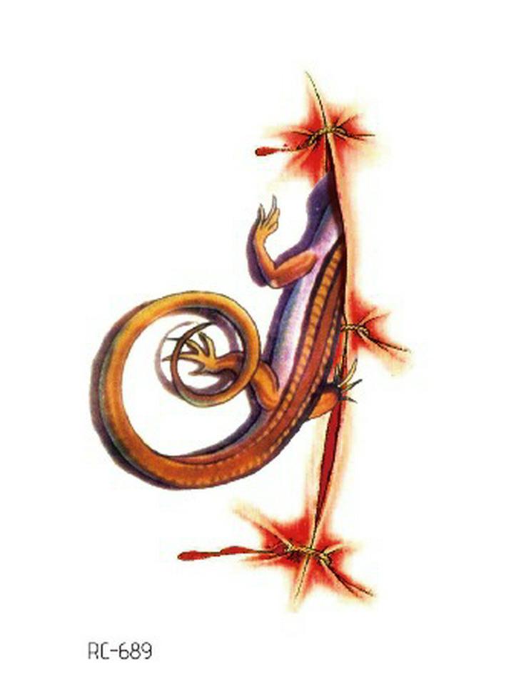 

Waterproof Halloween Temporary Tattoos: Bloody Wound Scar Horror Stickers 60x105 mm