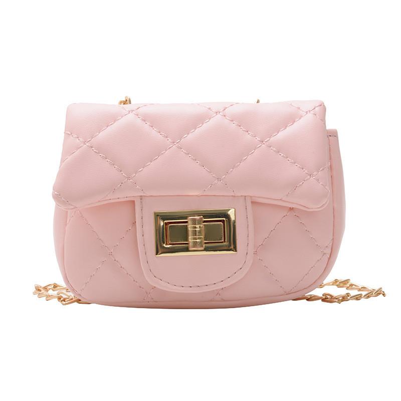 Childrens Fashion Girls Princess Crossbody Bag With Pu Leather And Chain Accessory For Daily Use