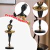 Ballerina Figurine Dancing Girl Figure Souvenir Gift Artwork Art Sculpture Resin for Cabinet