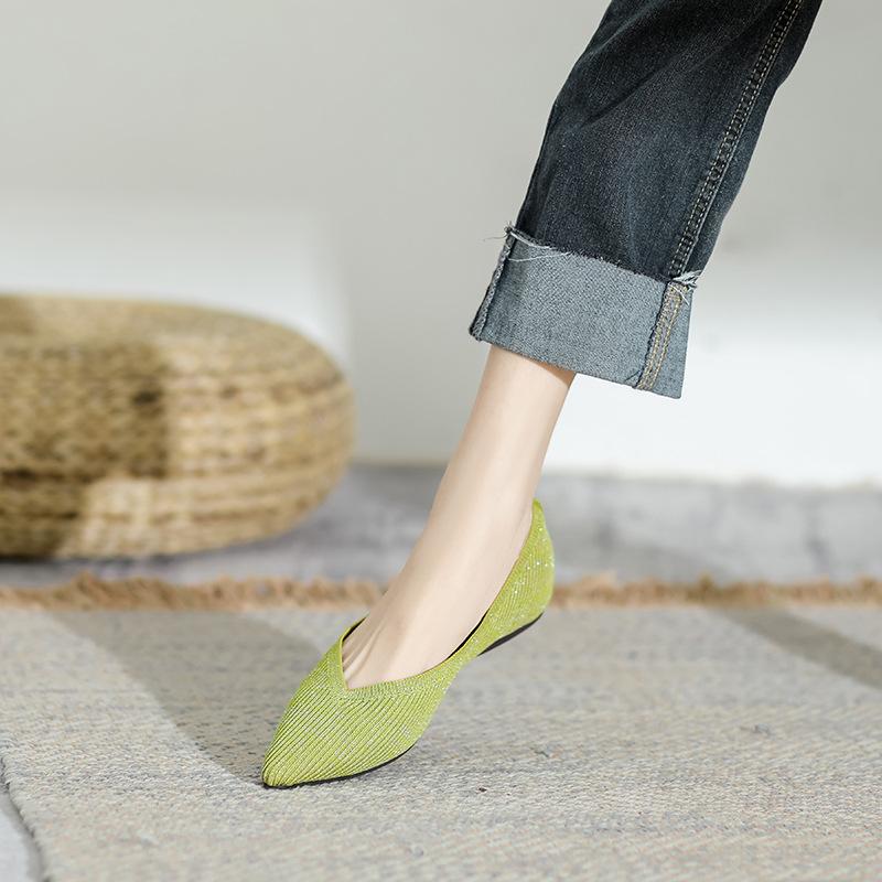 Внутренняя часть с заостренным носком и неглубоким горлом. Одиночные туфли. Женские — фото 3