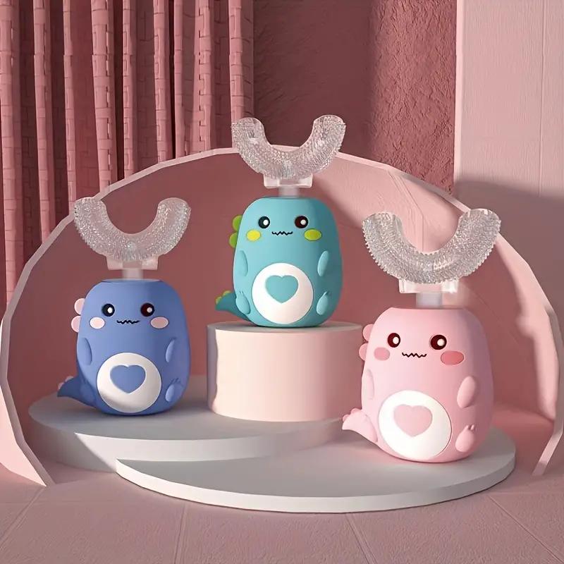 

Электрическая зубная щетка детская U-образная Sonic Smart ультразвуковая зубная щетка IPX7 водонепроницаемая для детей 2-6 лет