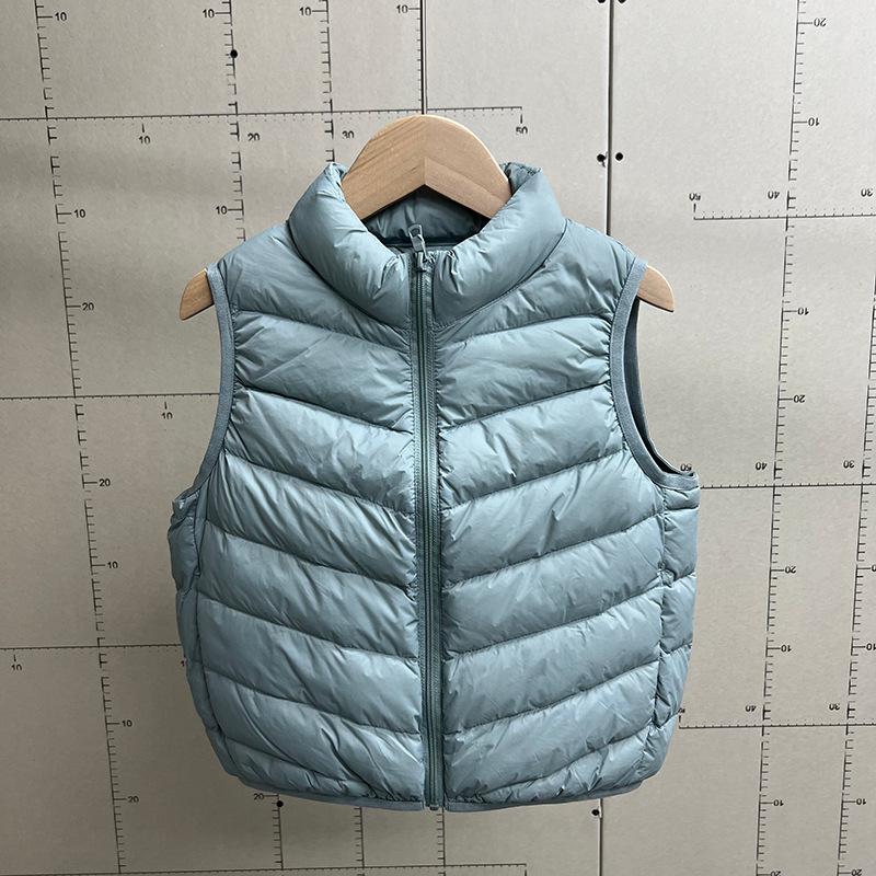 Colete de Penas Leve para Crianças: Jaqueta Estilosa 2025 para Meninos e Meninas