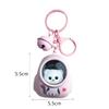 Tegneserie Stjernefylt Astronaut Capybara Nattlys Nøkkelring Kjærestelys Lysende Bjørn Nøkkelring Pakke Anheng Små Gaver Veske Hengende