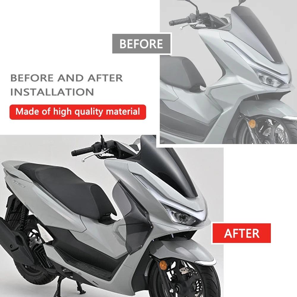 For PCX 160 2025 Leg Protection Shielding Honda PCX160 Motorbike Frontal Fairing Airflow Deflector Attachment Support 160PCX