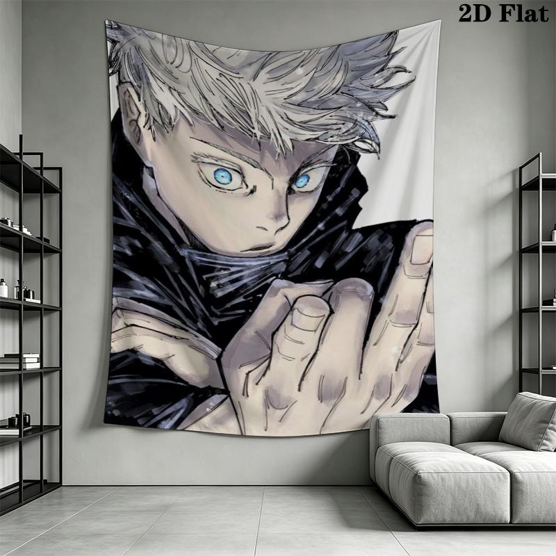 Jujutsu Kaisen Ταπετσαρία Τοίχου Αισθητική Κρεμαστό Τοίχου Τυπωμένο Ύφασμα Κουβέρτα Διακοσμητικές Ταπετσαρίες για Υπνοδωμάτιο Σαλόνι Διακόσμηση Σπιτιού