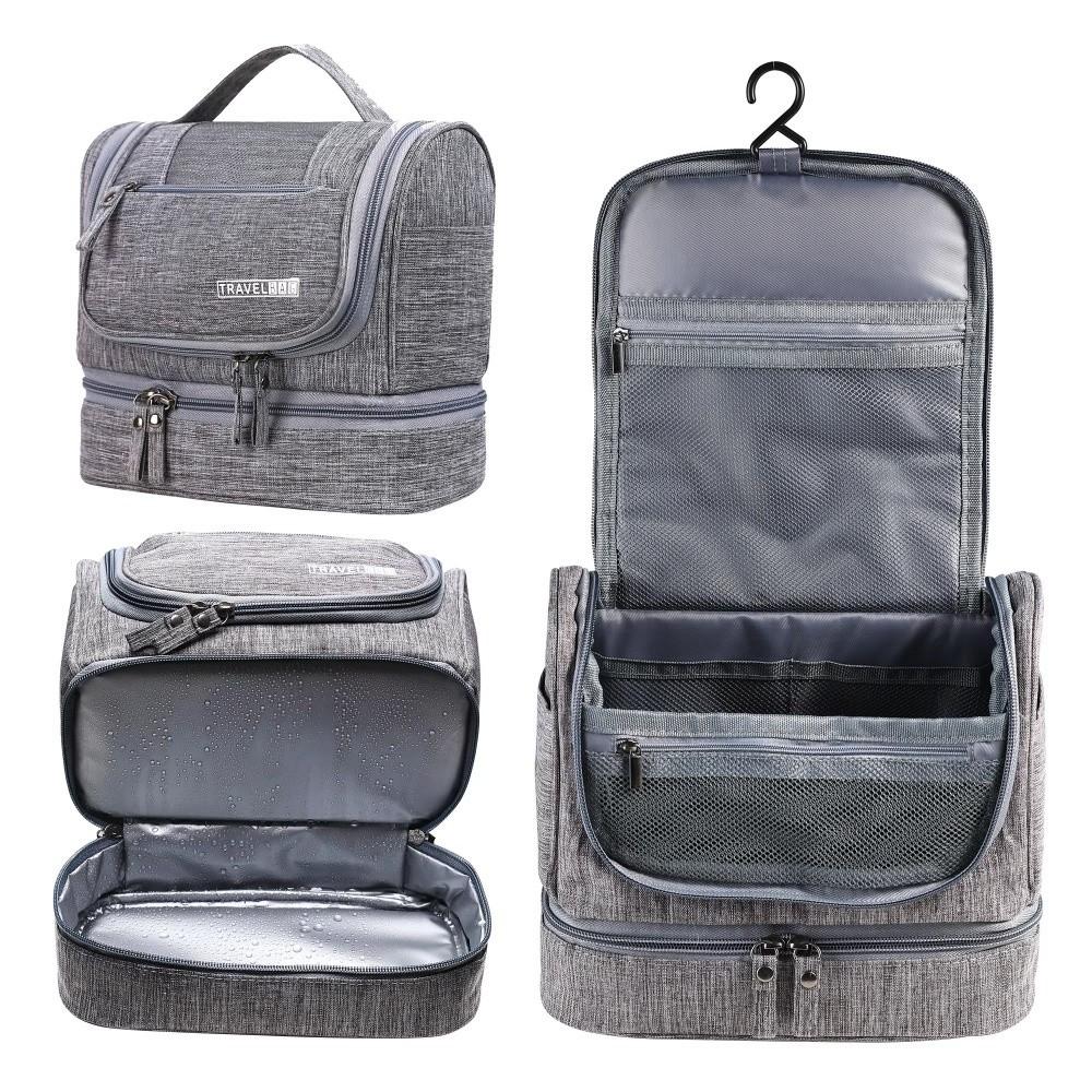 Multifunctional Hanging Makeup Bag Solid Color Toiletry Bag Cosmetic Organizer  Personal Care