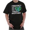 Earth Day Activist Protect Your Mother Heart Womens or Mens Crewneck T Shirt Tee