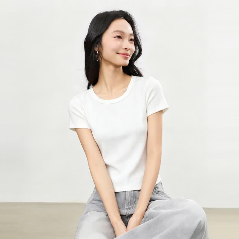 Elva' Island Summer Casual Short Sleeve T-Shirt
