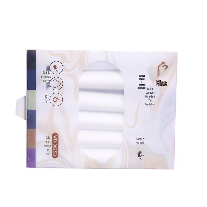 KISSWO Light Luxury Series Triangular Highlighter Set - 6 Colors