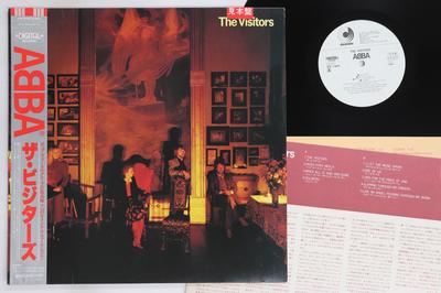 LP Record ABBA - Visitors DSP8006PROMO DISCOMATE 1981 Japan Obi Pop Used