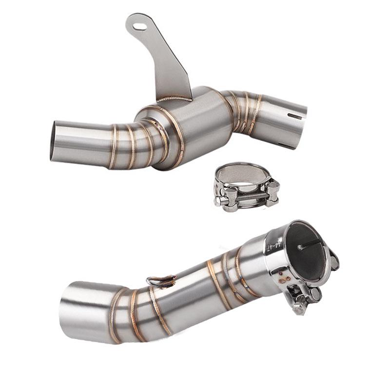 Motorcycle Exhaust Pipe for Chu Liuxiang CLX700, Stainless Steel, 51mm, Small/Medium Section