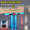 Cabinet Door Mounting Jig with Support Arm Clamp Metal Hand Tool Installing Cabinet Door Mounting Clamp Positioning Tool